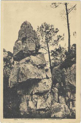CPA - FINISTERE - PLOUGASTEL-DAOULAS, Curieux Rocher