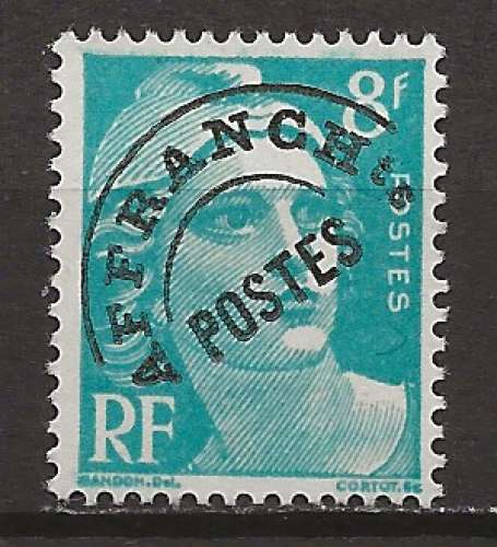 FRANCE PREOBLITERES  ANNÉE 1922 Y.T N°101 sans gomme    
