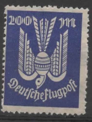 ALLEMAGNE EMPIRE N° PA 19 * Y&T 1919 Pigeon voyageur