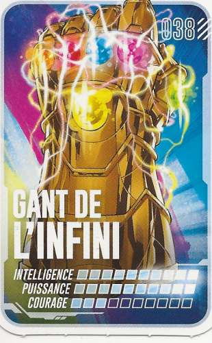 CARTE MARVEL - PARS EN MISSION N° 038