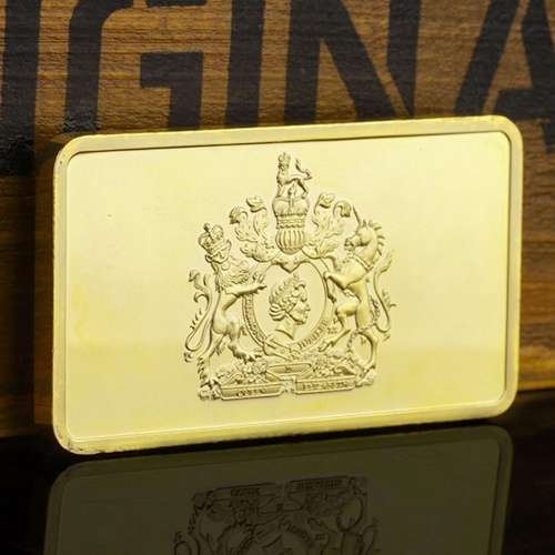 Lingot plaqué Or - Reine Elisabeth II Diamond Jubilee