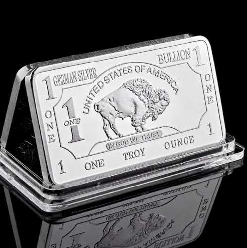 Lingot plaqué Argent - Etats-Unis One Bullion Buffalo