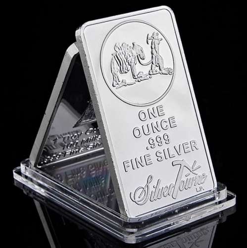 Lingot plaqué Argent - États-Unis Chercheurs d'Or