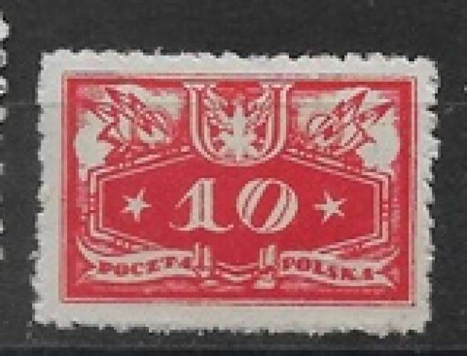 Pologne oblitéré YT service 3
