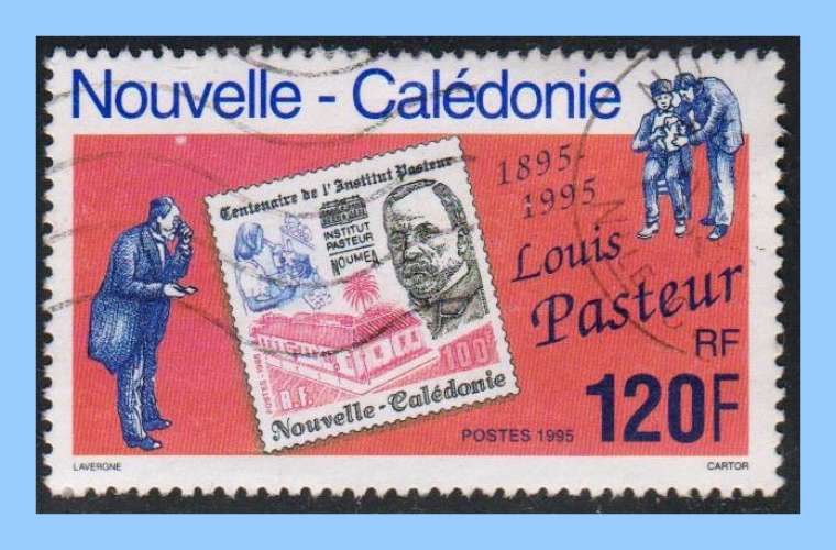Nouvelle Calédonie N° 680 Obl. Louis Pasteur 1995 TP/TP