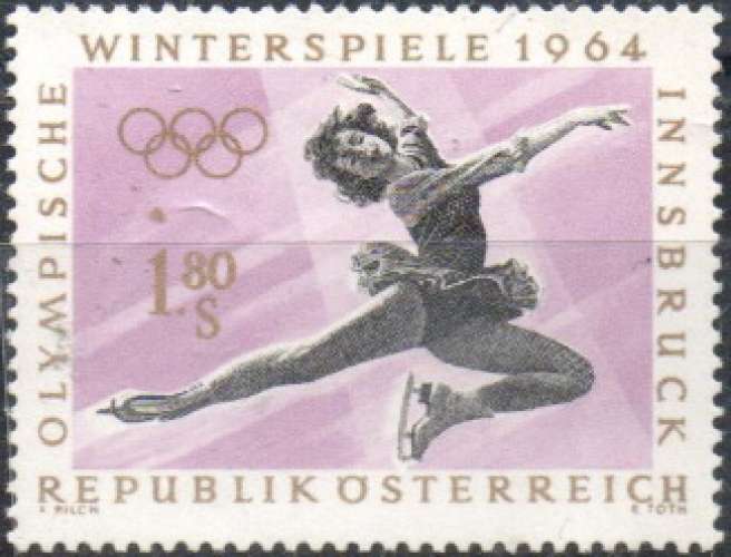 JO d'hiver à Innsbruck: patinage (1963) - YT 977 **