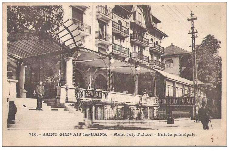 74 - Saint-Gervais-les-Bains - Mont joly palace - entrée principale