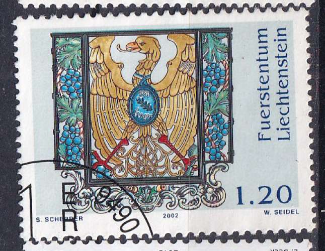 LIECHTENSTEIN - 2002 - Aigle - Yvert 1248 Oblitéré