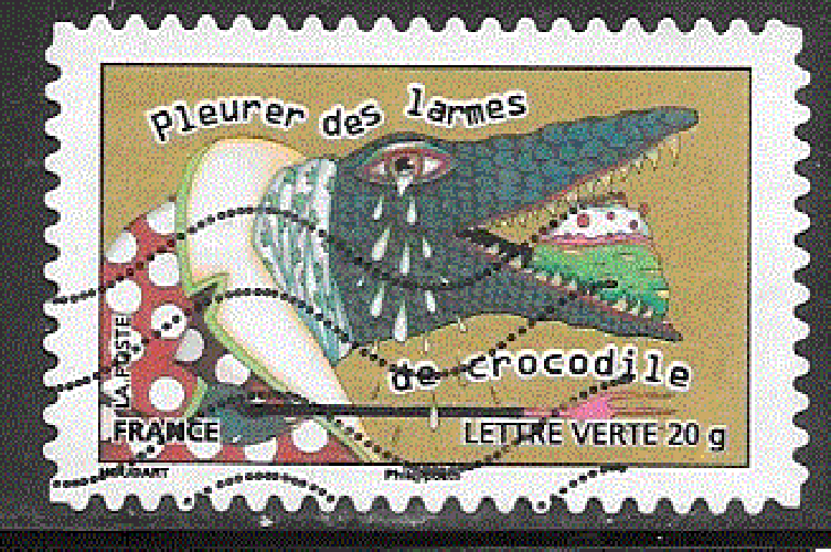 France  - YT  adhésif  792  obl  - Expressions (2013) 