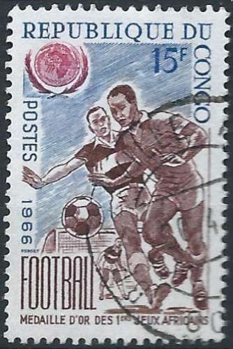 Congo - 1966 - Y & T n° 195 - Sport - Football - O.