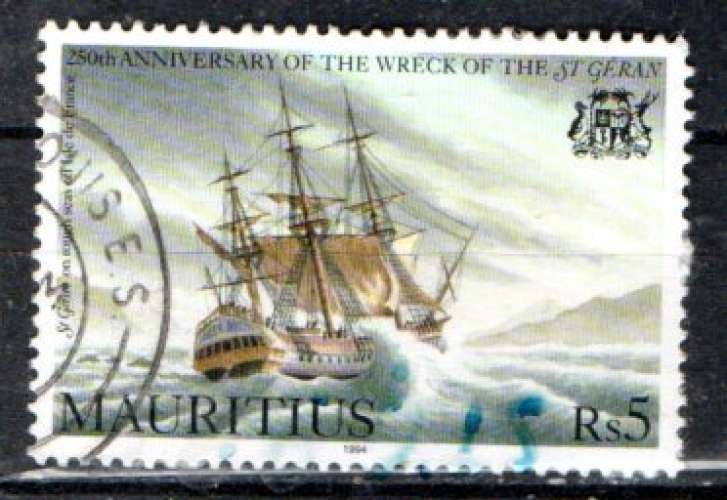 Maurice 1994 - YT n° 818 - voilier