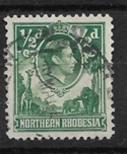 Rhodésie du nord oblitéré YT 25