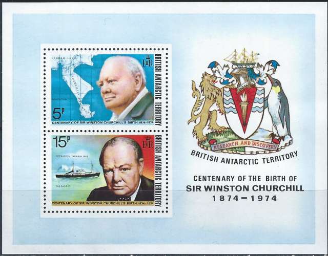 Antarctique britannique - 1974 - Y & T n° 1 Blocs & feuillets - MNH