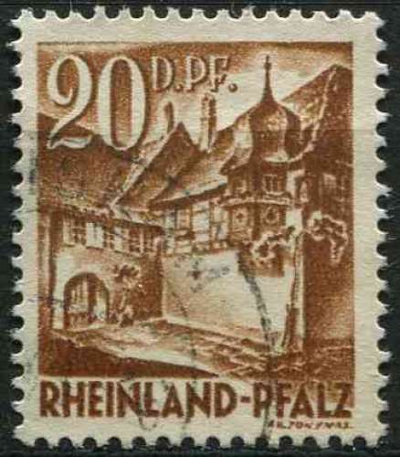ETAT RHENO PALATIN 1948 OBLITERE N° 26