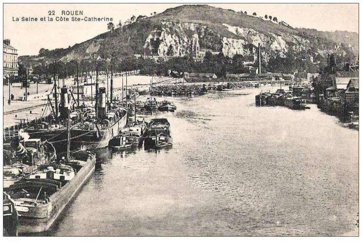76 - Rouen - la seine et la côte Ste Catherine