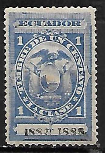 Equateur 1884 YT fiscaux-postaux n° 10 (MH)