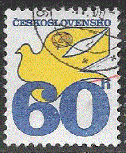 Tchécoslovaquie - YT  2076  obl  - Pigeon (1974)