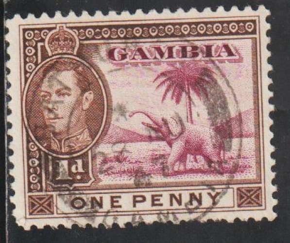 GAMBIE 1938 - Y&T N° 123 GAMBIE 1938 - Y&T N° 123