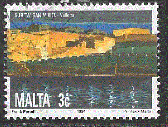 Malte - YT  852  obl  - Bastion St Michel (1991)