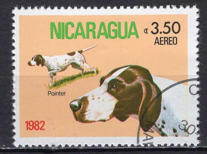 NICARAGUA - Timbre PA n°982 oblitéré
