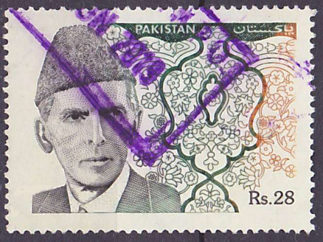 Timbre oblitéré n° A913(Michel) Pakistan 2011 - Muhammad Ali Jinnah