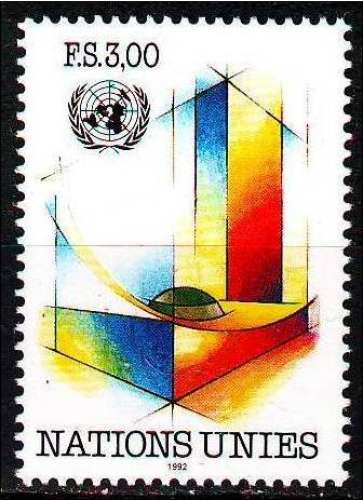 Siège de l'ONU stylisé (1992) - YT 224 **