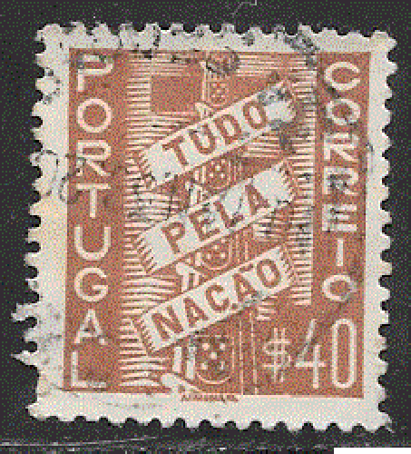 Portugal - YT  582  obl  - Tout pour la Nation (1935)