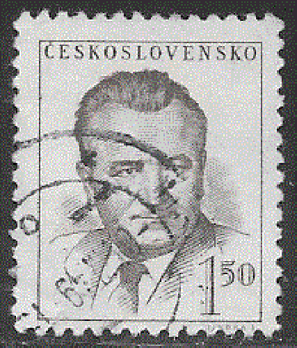 Tchécoslovaquie - YT  478  obl  - Gottwald (1948)