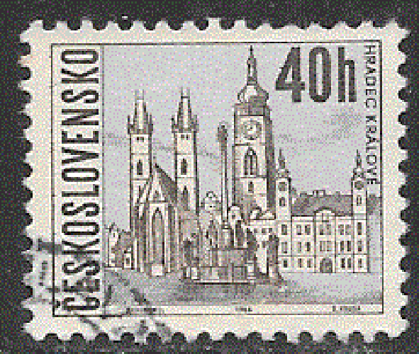 Tchécoslovaquie - YT  1519  obl  - Hradec Kralove (1966)