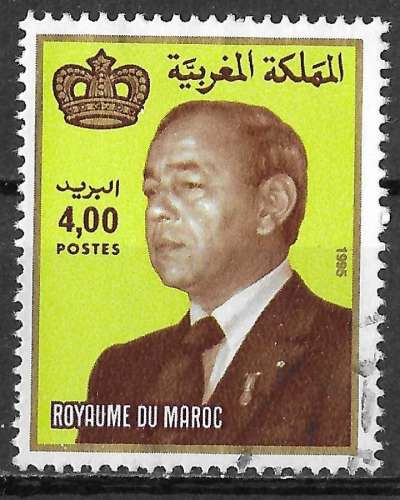 MAROC 1995 -  Roi Hassan II - oblitéré