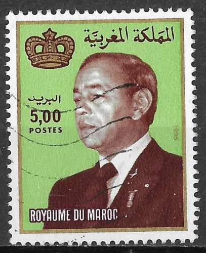 MAROC 1996 - Y&T1191B -  Roi Hassan II - oblitéré