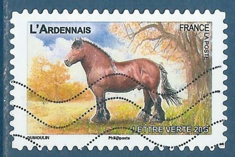 N°817 Ardennais autoadhésif oblitéré
