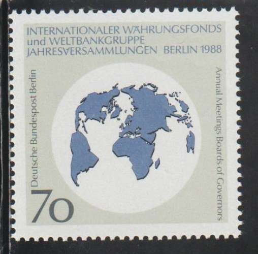ALLEMAGNE BERLIN 1988- Y&T N° 778**
