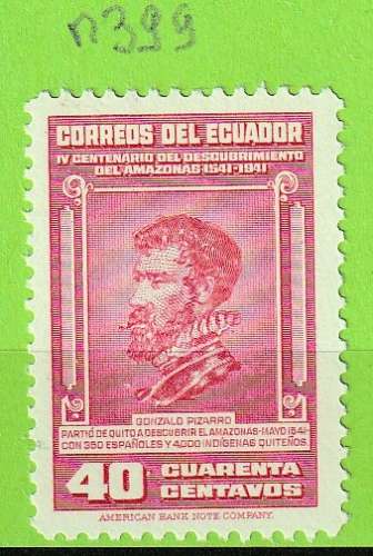 EQUATEUR YT N°399 NEUF*