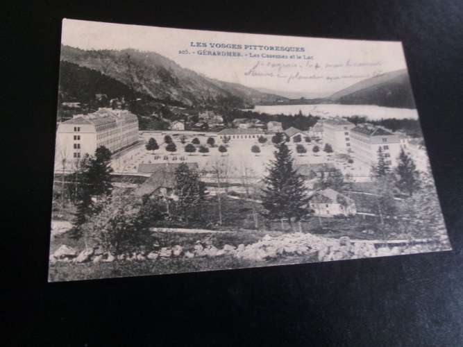 BELLE CPA  GERARDMER ...LES CASERNES ET LE LAC