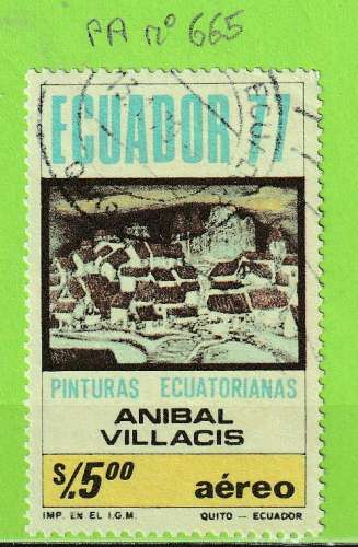 EQUATEUR YT P-A N°665 OBLIT
