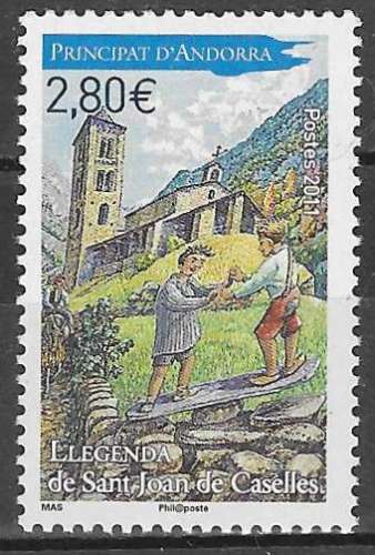 ANDORRE FRANCAIS N°704** - Cote 9.30 €