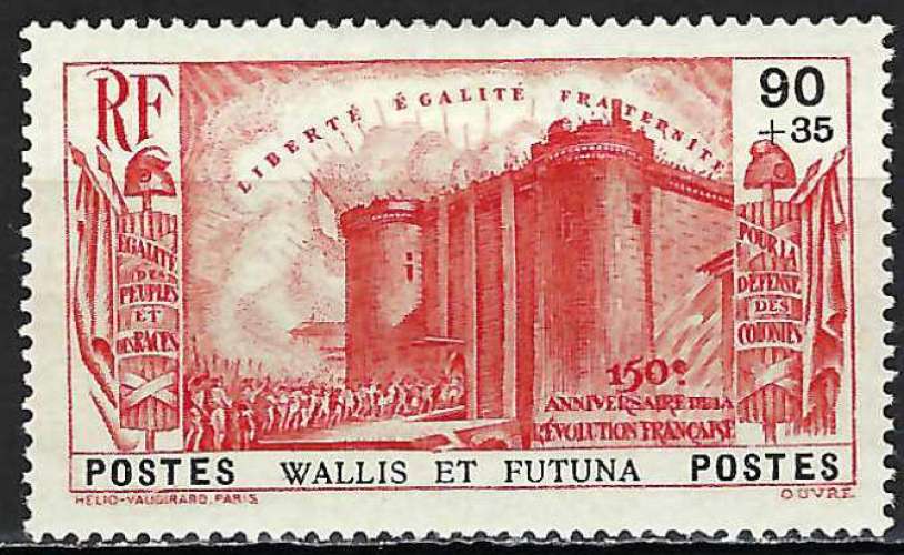 Wallis & Futuna - 1939 - Y & T n° 74 - MH