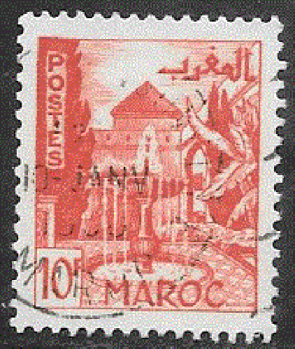 Maroc - YT  284  obl- Meknès (1949) 