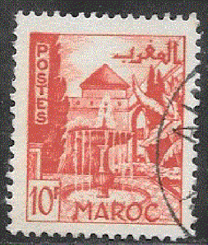 Maroc - YT  284  obl- Meknès (1949) 
