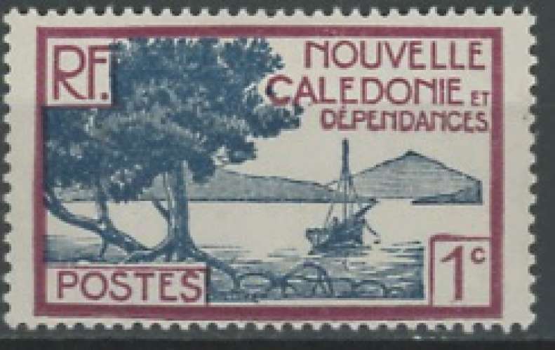 NOUVELLE CALEDONIE neuf * N° 139   trace de charnière