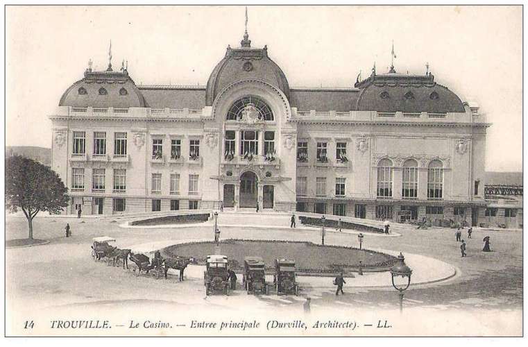 14 - Trouville - le casino entrée principale
