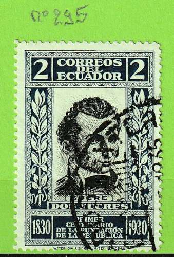 EQUATEUR YT N°295 OBLIT