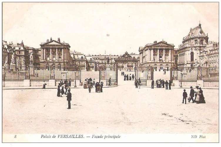 78 -  Versailles - le palais - façade principale