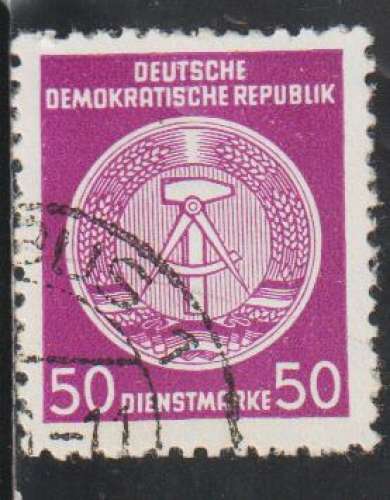 ALLEMAGNE RDA Service - Y&T N° 50G