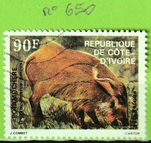 COTE D'IVOIRE YT N°650 OBLIT