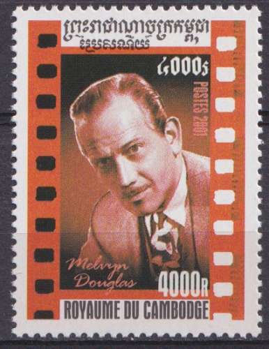 Cambodge 2001 Y&T 1818 neuf ** gomme mate - Melvyn Douglas 