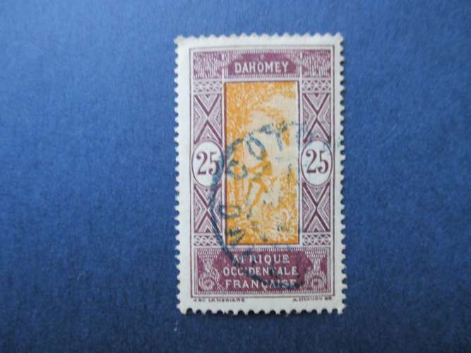 Dahomey y & t 63 obl 1922