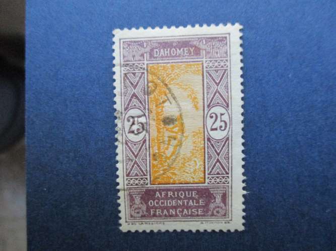 Dahomey y & t 63 obl 1922