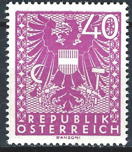 Autriche - 1945 - Y & T n° 591 - MNH